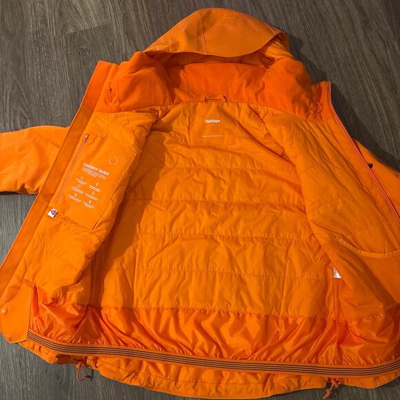 NWT Halfdays Lawrence Jacket Flame Women’s Large winter insulated waterproof ski - Picture 8 of 12